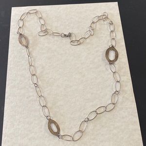 Silpada N1506 sterling silver 925 hammered link necklace